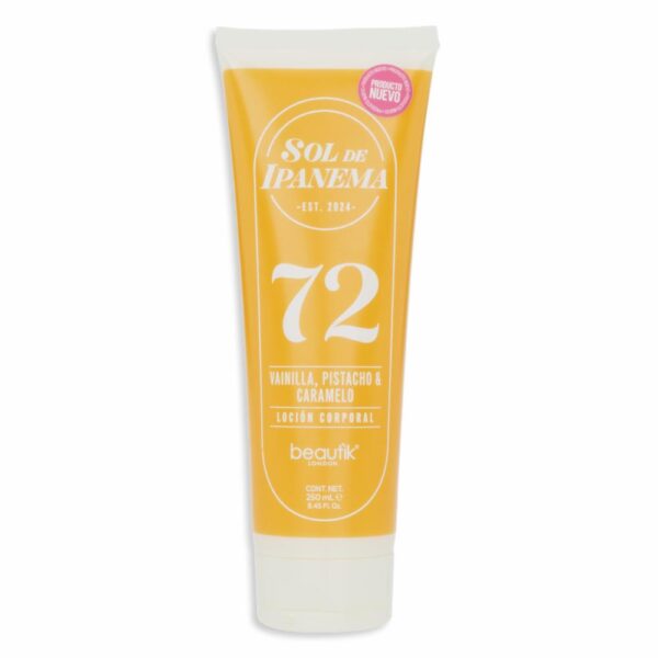 Loción Corporal Sol De Ipanema 72 Vainilla, Pistacho Y Caramelo BEAUTÌK LONDON 250 Ml