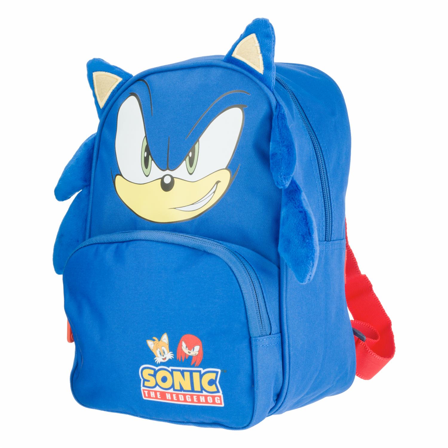 Mochila Pre Escolar Sonic Azul MOZIONI 38x28x14 Cm - Imagen 3