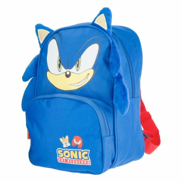 MOCHILA PRE ESCOLAR SONIC AZUL III - Imagen 3