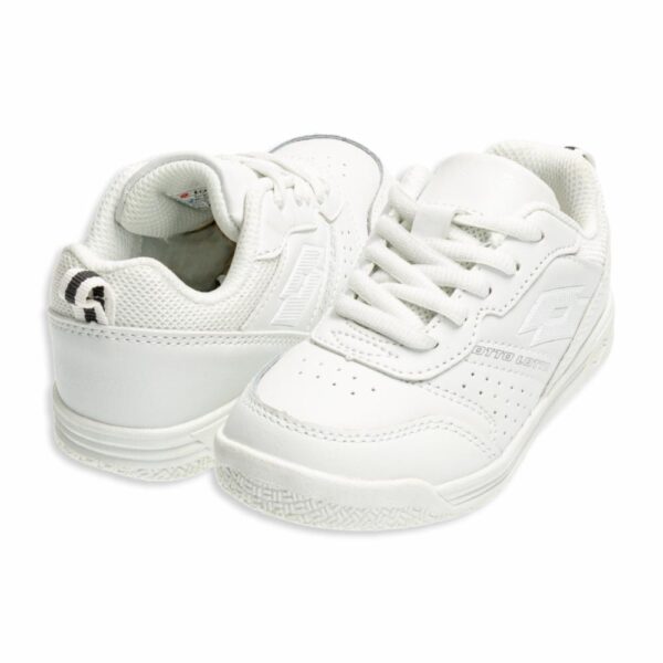 Zapato Escolar Con Cordón Blanco LOTTO Talla 27
