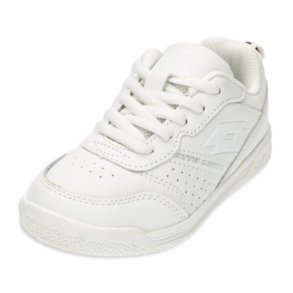 Zapato Escolar Con Cordón Blanco LOTTO Talla 27 - Imagen 5