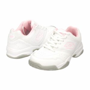 Zapato Escolar Deportivo De Cordón Blanco y Rosado LOTTO Talla 35