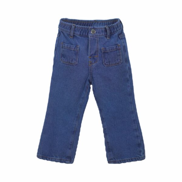 Pantalón Denim Bolsillos Frontales Azul Stone 3 MGX BASIC - Imagen 6