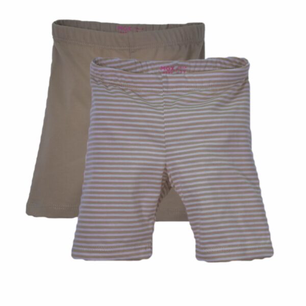 Short Jersey Premium Pack X2 Beige Con Rayas MGX BASIC