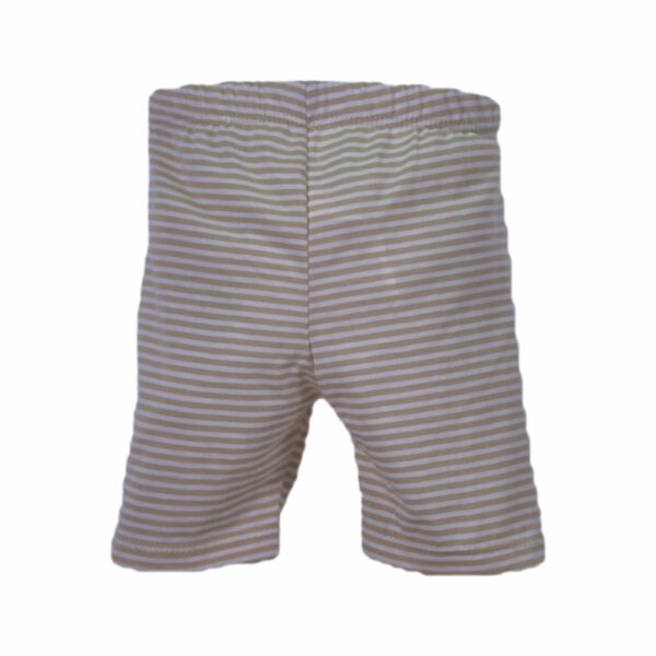 Short Jersey Premium Pack X2 Beige Con Rayas MGX BASIC - Imagen 3
