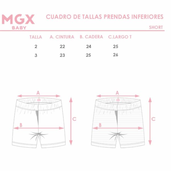 Short Jersey Premium Pack X2 Beige Con Rayas MGX BASIC - Imagen 6