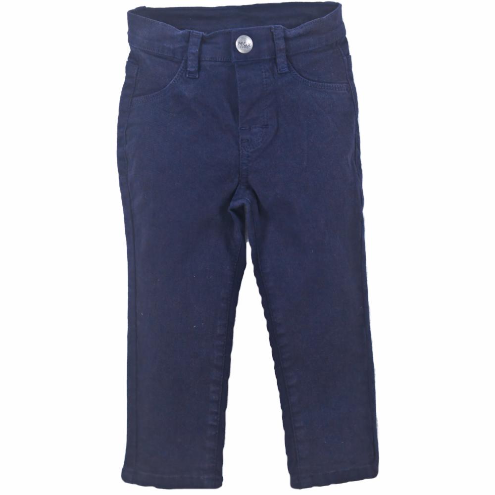 Pantalón Gabardina 5 Bolsillos Azul Marino MGX BASIC - Imagen 2