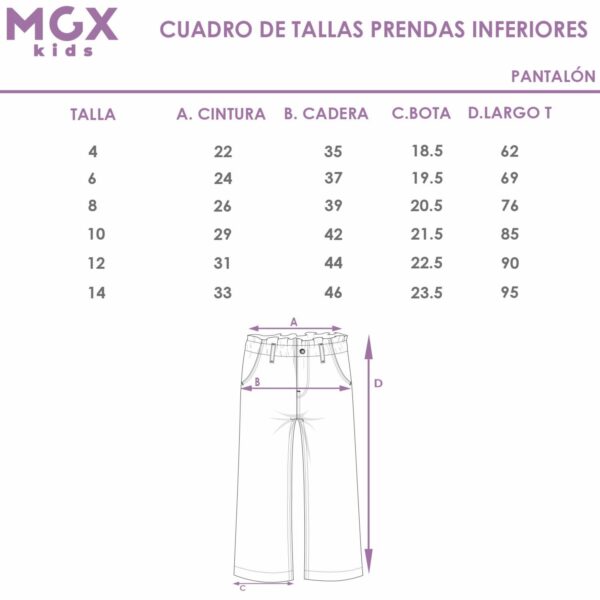 Pantalón Denim Paper Bag MGX BASIC - Imagen 3