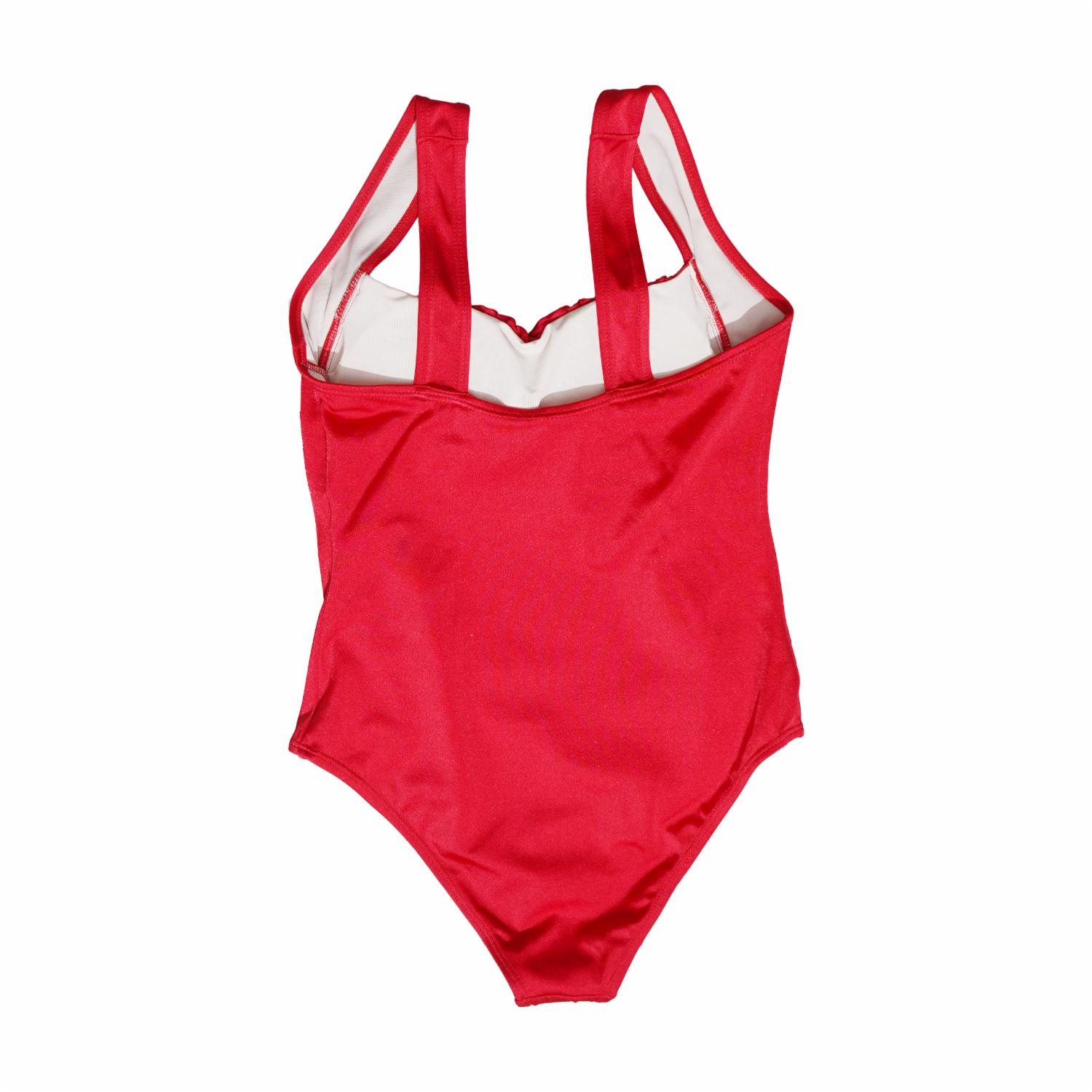 Traje Baño Entero Escote Drapeado Control De Abdomen NERY FAS - Imagen 2