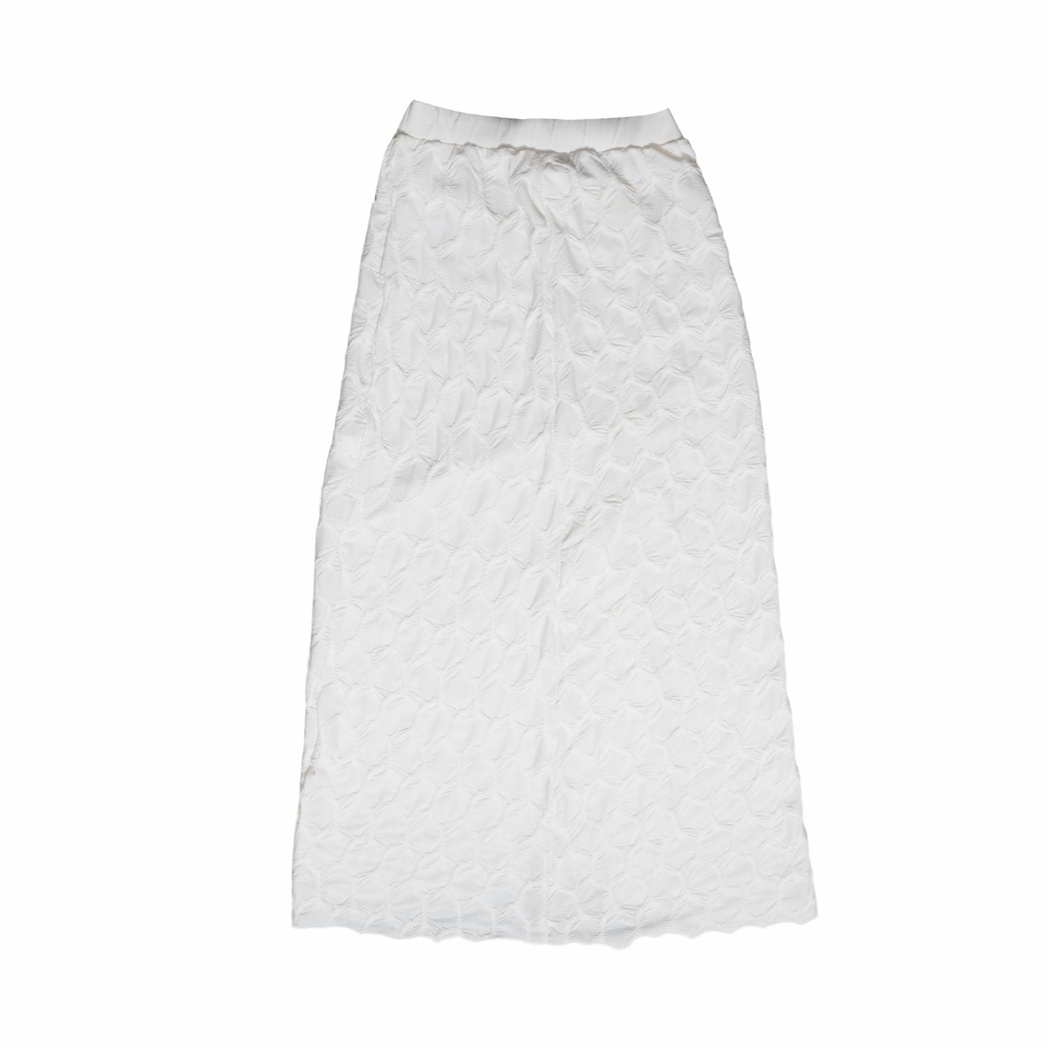 Pareo Falda Larga Tela Con Textura Costado Encarrujado Regulable NERY FAS - Imagen 2