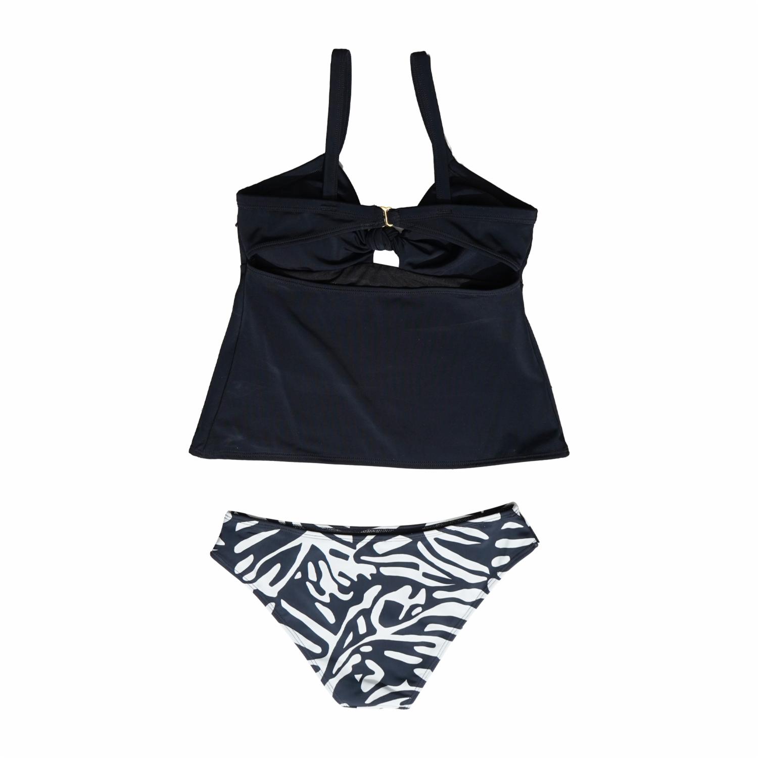 Tankini Blusa Escote Tipo Nudo Decorativo NERY FAS - Imagen 2