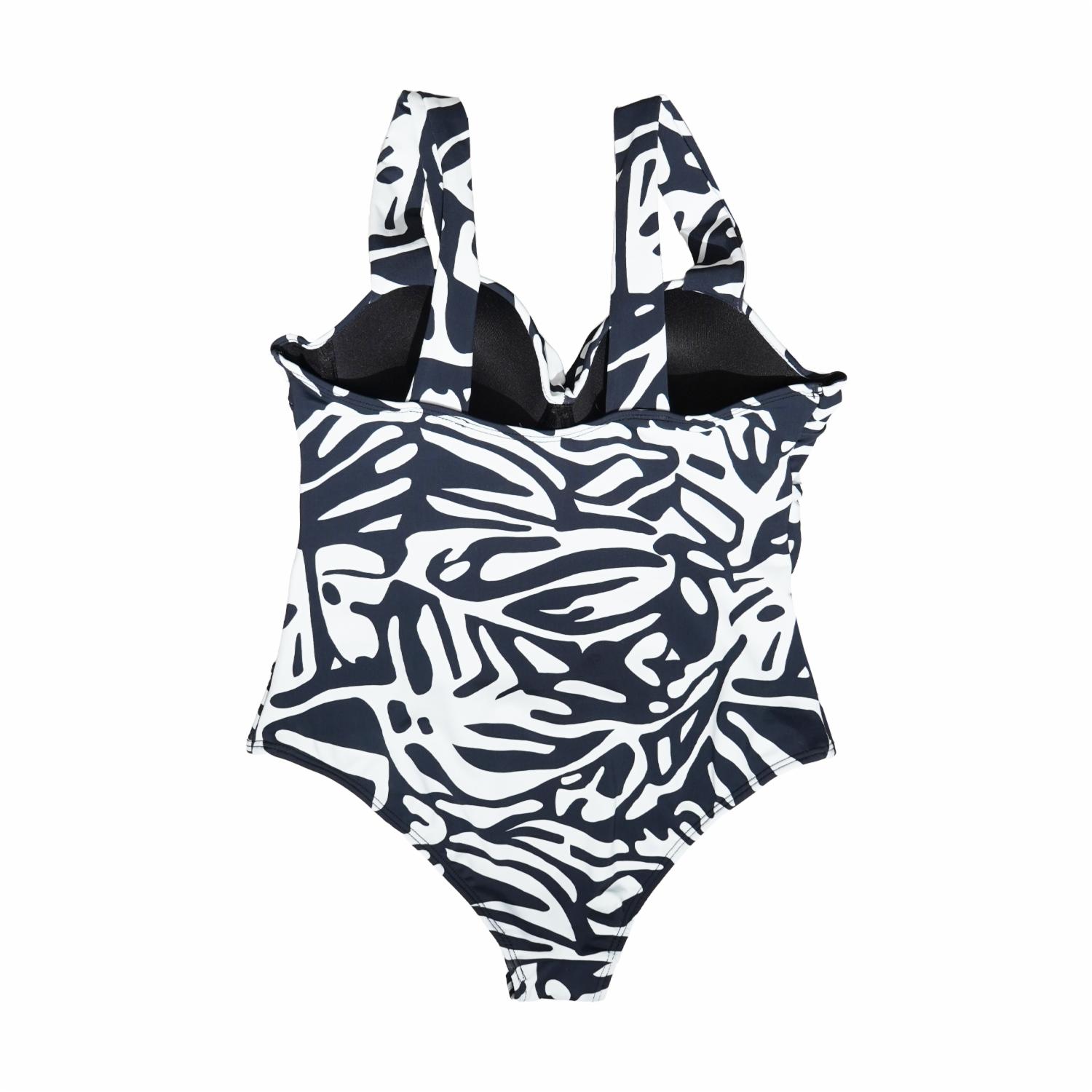 Traje Baño Entero Control Abdomen Tira Ancha Copa Straples NERY FAS - Imagen 2