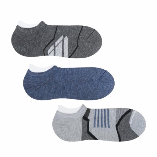 Medias Estilo Deportivo Diseño Show Pack X 3 WELLMAN Talla 10-12 - Imagen 2