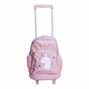 Mochila Escolar Mozioni Ruedas Unicornio MOZIONI 40X28X12 Cm