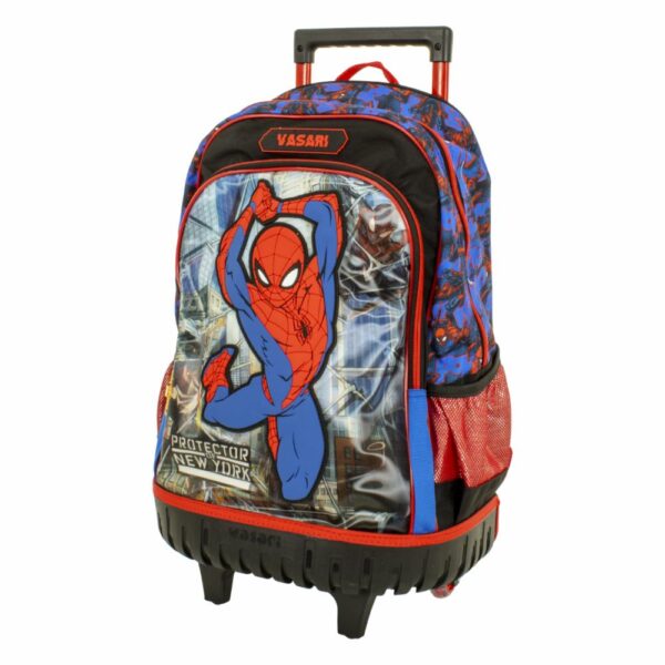 MOCHILA CON RUEDAS ESCOLAR ULTIMATE SPIDERMAN AZUL - Imagen 2