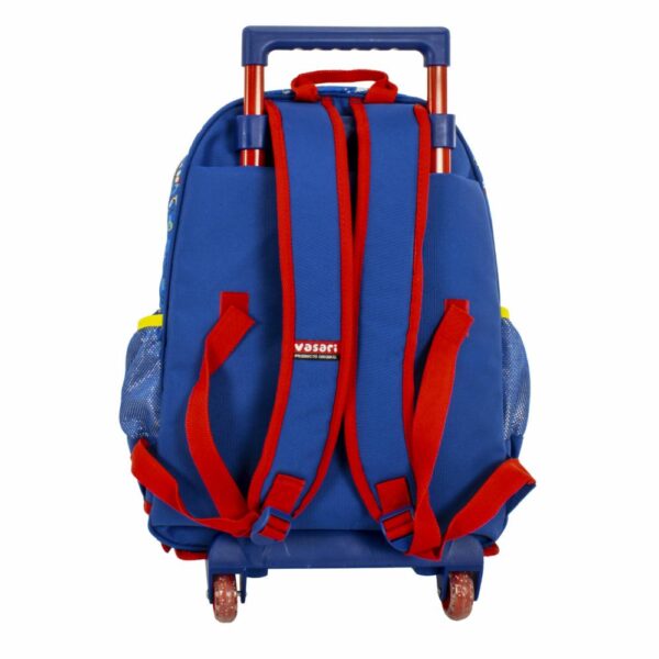 MOCHILA CON RUEDAS ESCOLAR SONIC AZUL VI - Imagen 3