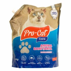 Arena Para Gato Sanitaria PRO-CAT CARE 4 Kg