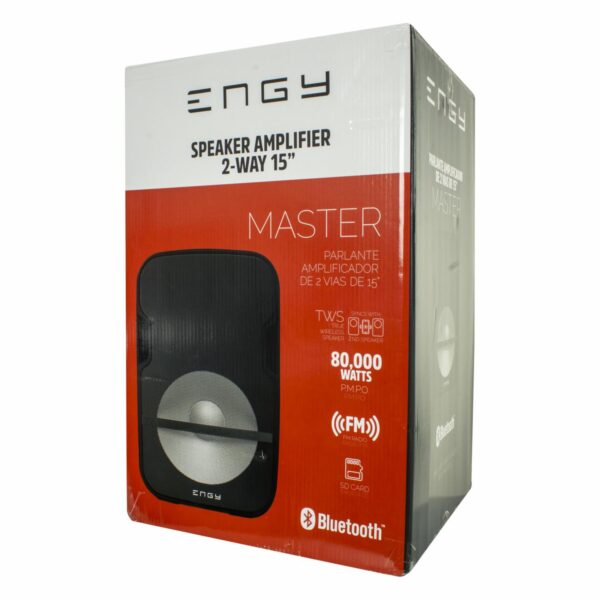 Parlante Amplificador 2 Vias 120 Rms 15" ENGY Bluetooth - Imagen 5