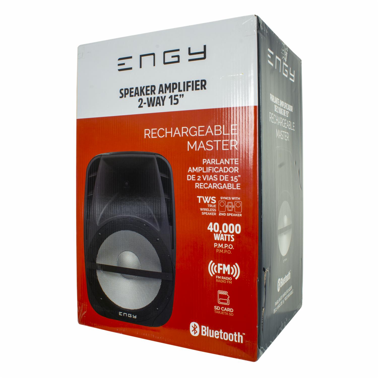 Parlante Amplificador 2 Vias 40-60 Rms ENGY Bluetooth - Imagen 5