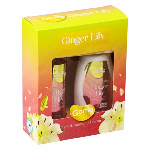 Splash Corporal Y Gel De Ducha Set Para Dama Ginger Lily GAMA 2 X 125 Ml - Imagen 2