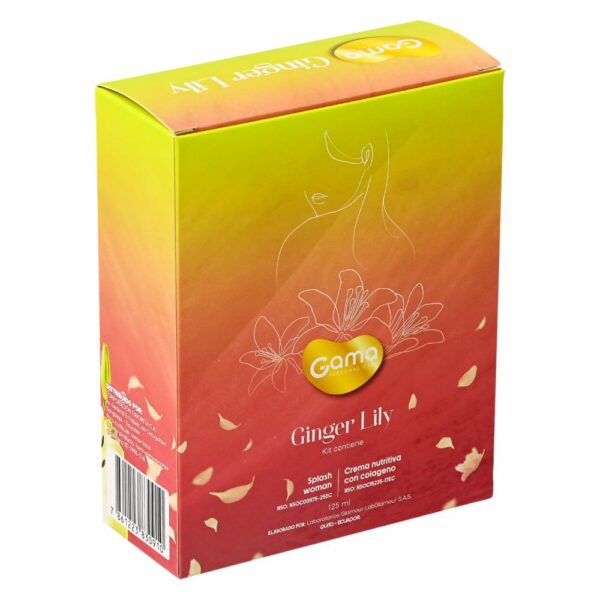 Splash Corporal Y Gel De Ducha Set Para Dama Ginger Lily GAMA 2 X 125 Ml - Imagen 3