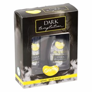 Splash Corporal Y Gel De Ducha Set Para Caballero Dark Temptation GAMA 2 X 125 Ml