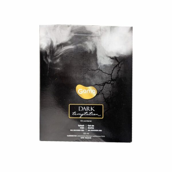 Splash Corporal Y Gel De Ducha Set Para Caballero Dark Temptation GAMA 2 X 125 Ml - Imagen 3