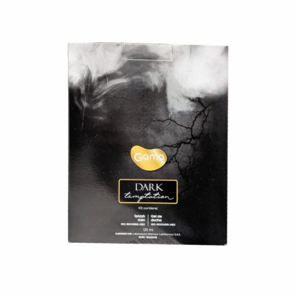 Splash Corporal Y Gel De Ducha Set Para Caballero Dark Temptation GAMA 2 X 125 Ml - Imagen 3