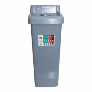 Tacho De Basura Reciclaje Para Papel CASA PICA 50 Litros