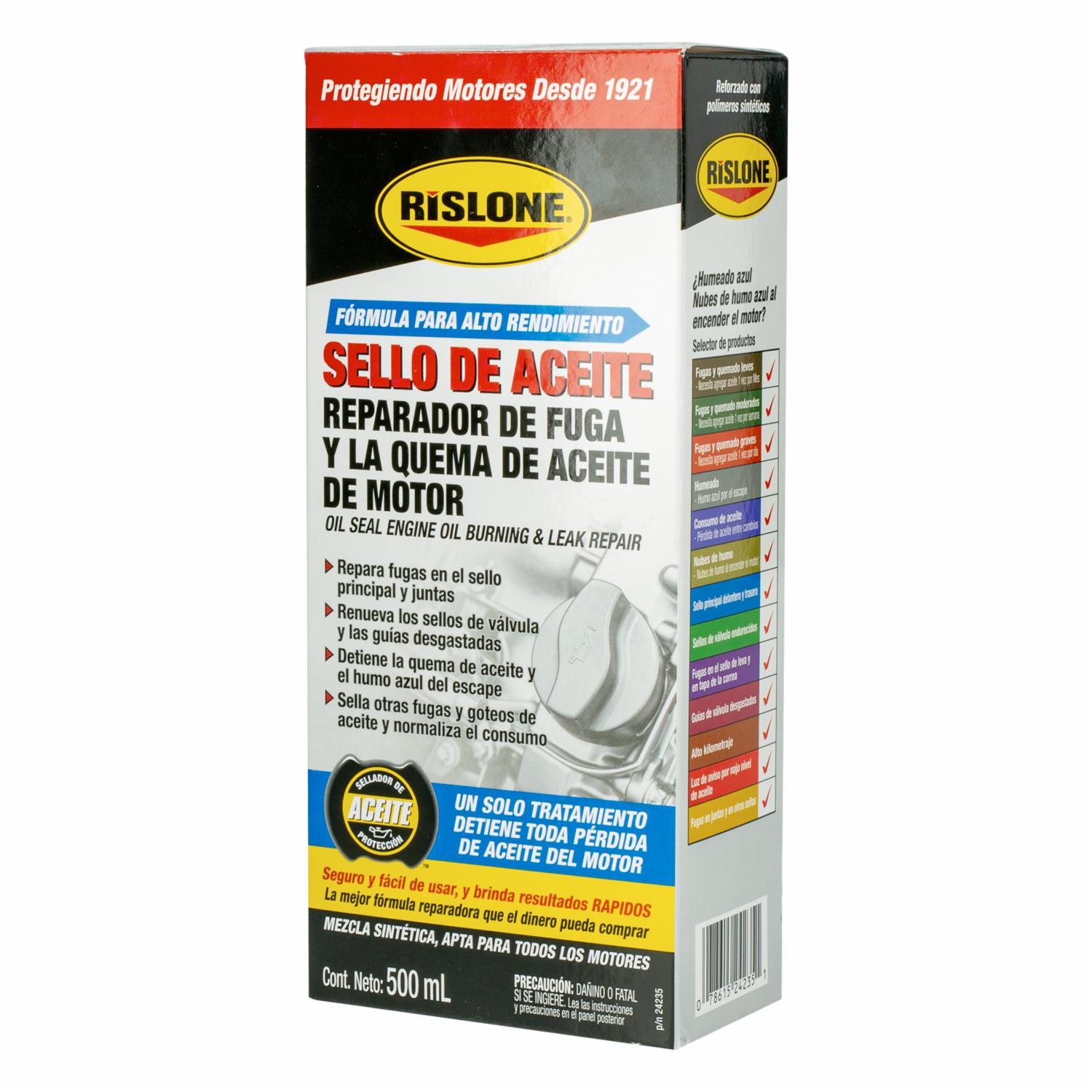 Sello De Aceite Reparador De Fuga Y Quema De Aceite De Motor RISLONE 500 Ml - Imagen 3