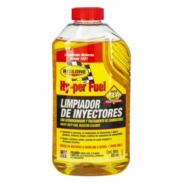 Limpiador De Inyectores Con Acondicionador Y Tratamiento De  Combustible HY-PER FUEL 950 Ml