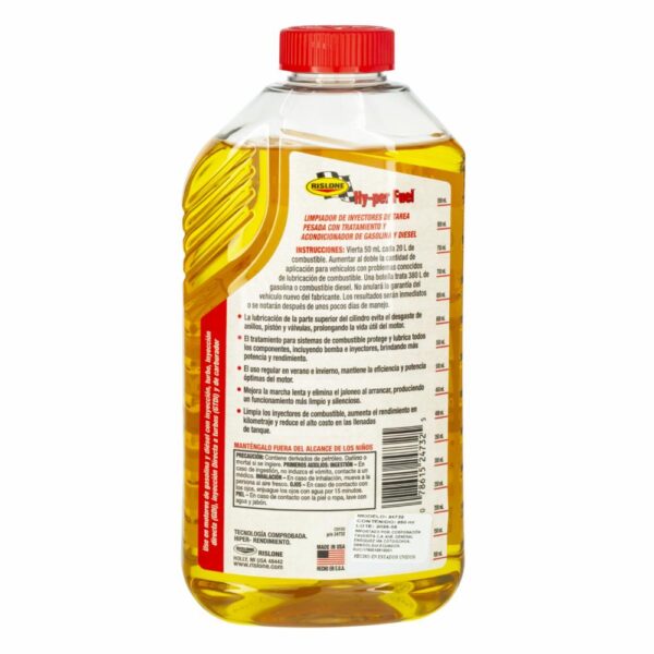 Limpiador De Inyectores Con Acondicionador Y Tratamiento De  Combustible HY-PER FUEL 950 Ml - Imagen 2