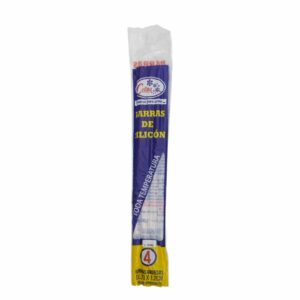 Barras De Silicon Grueso Blanco 30x1.2 Cm CELINA 4 Piezas