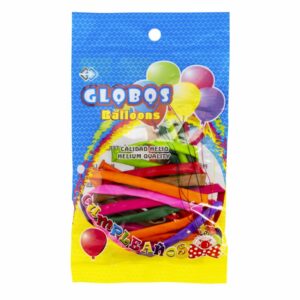 Globo N 270 Neón Surtido IMPORTADORA CUMPLEAÑOS X 10 Unidades
