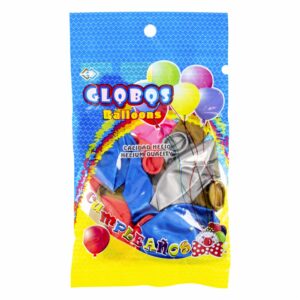 Globo N 12 Perlado Surtido IMPORTADORA CUMPLEAÑOS X 10 Unidades