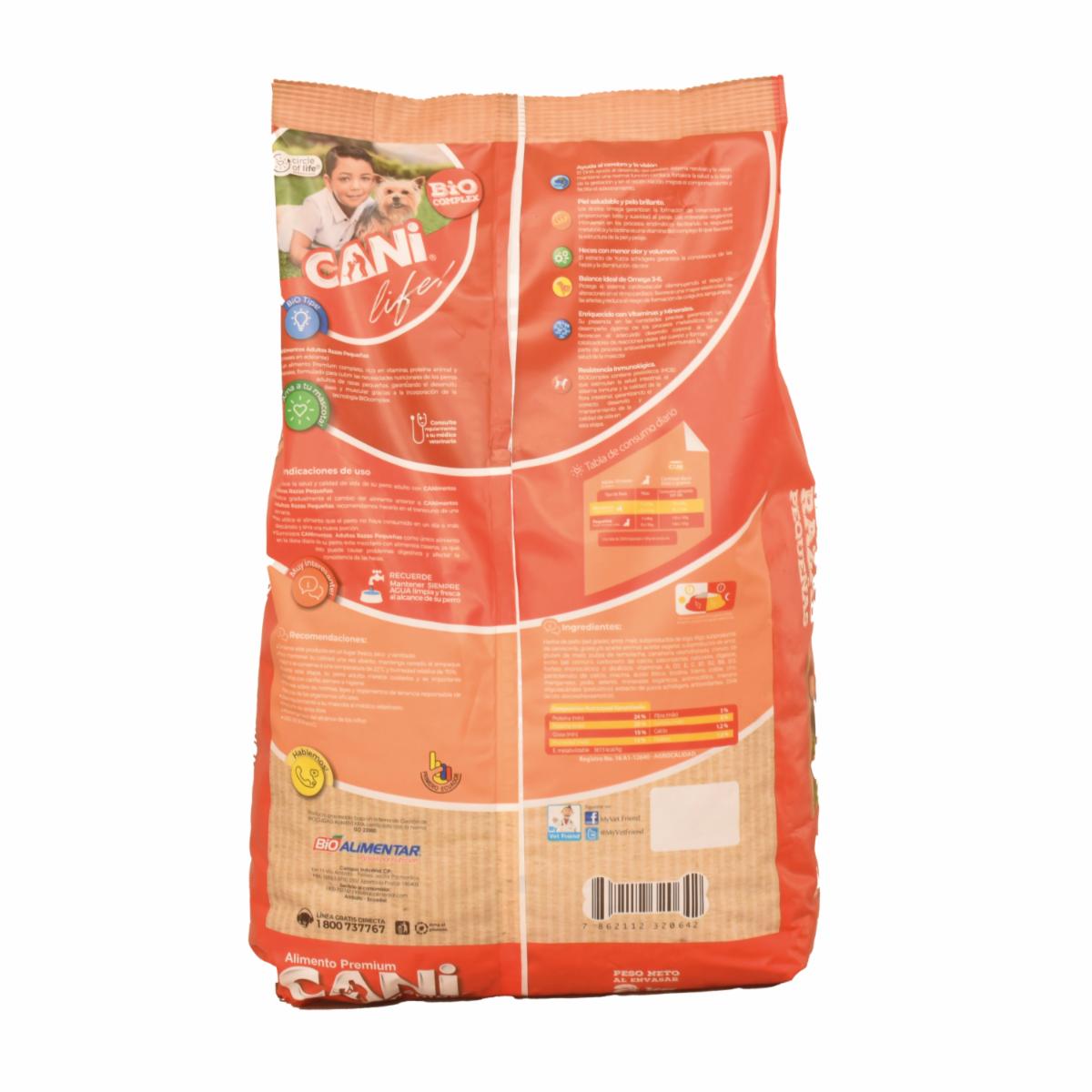 Alimento Para Perros Adultos De Razas Pequeñas CANIMENTOS 2 Kg - Imagen 3