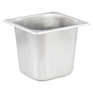 Bandeja Multiuso 1/6 De Acero Inoxidable FERRARA 17 6X16 2X15 CM