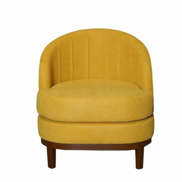 Poltrona Modelo Lina Mostaza MUEBLES GALLARDO 76 X 66 X 62 Cm