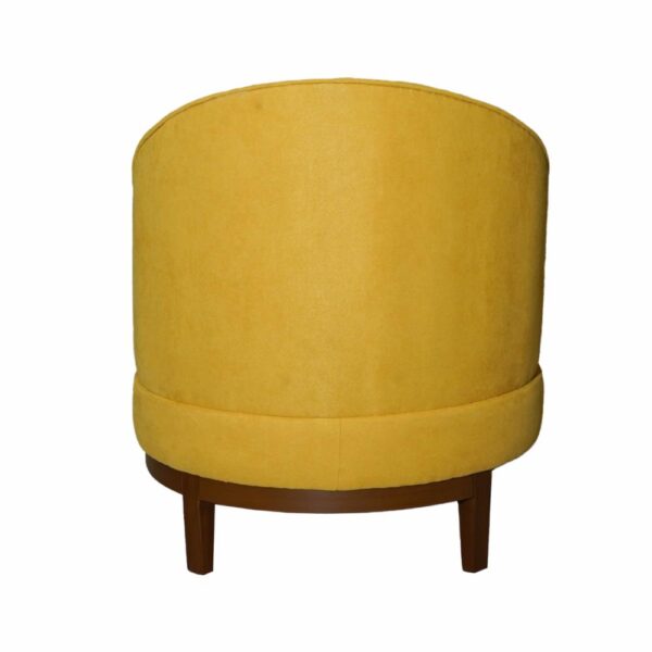 Poltrona Modelo Lina Mostaza MUEBLES GALLARDO 76 X 66 X 62 Cm - Imagen 4
