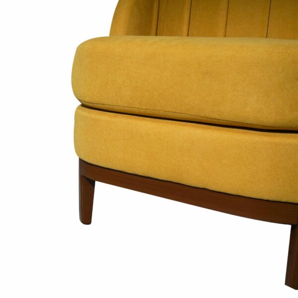 Poltrona Modelo Lina Mostaza MUEBLES GALLARDO 76 X 66 X 62 Cm - Imagen 6