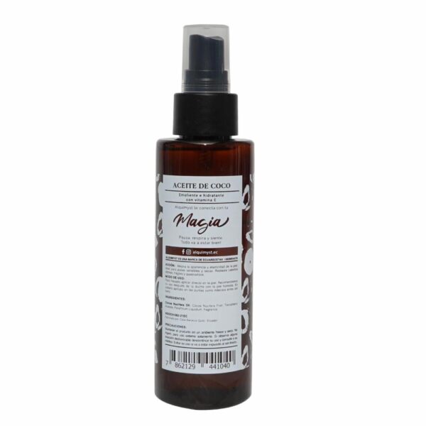 Aceite Corporal Y Capilar De Coco ALQUIMYST 120 Ml - Imagen 2