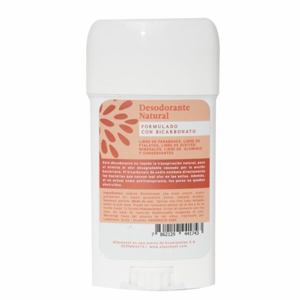 Desodorante En Barra Natural Formulado Con Bicarbonato ALQUIMYST 45 G - Imagen 2