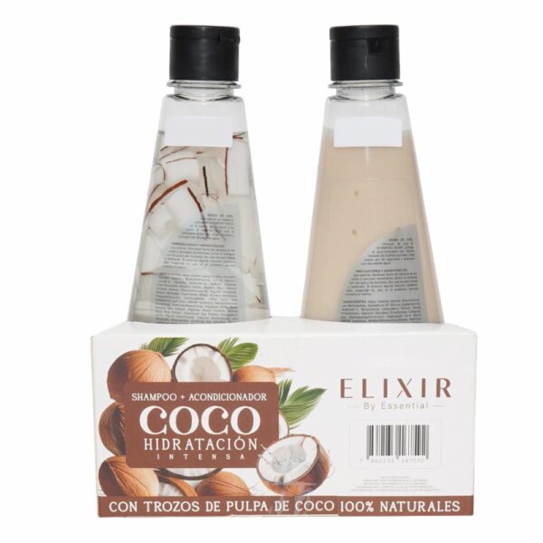 Shampoo Y Acondicionador Coco Hidratación Intensa ELEXIR 2 X 370 Ml - Imagen 2