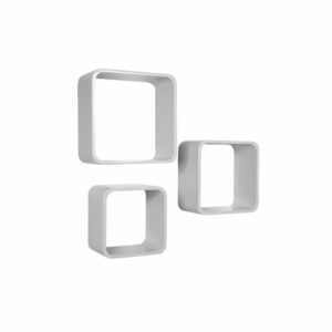 Juego De Repisas Cuadrada Gris DECO STYLE & KIDS x 3 Unidades