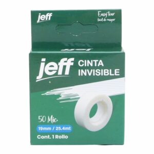 Cinta Adhesiva 50 Micras JEFF 25,4 Metros