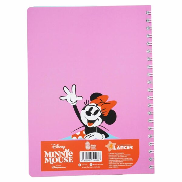 Cuaderno Universitario Minnie De Cuadros DISNEY 100 Hojas - Imagen 2