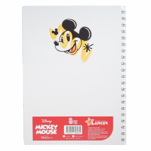 Cuaderno Universitario Mickey 1 Línea DISNEY 100 Hojas - Imagen 2