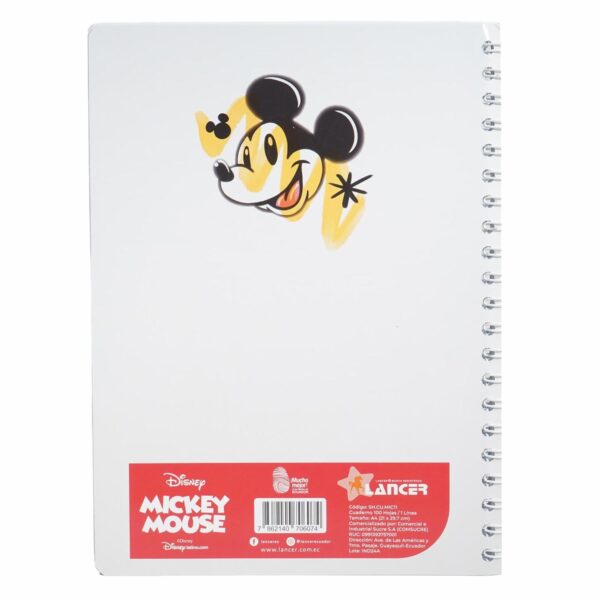Cuaderno Universitario Mickey 1 Línea DISNEY 100 Hojas - Imagen 2