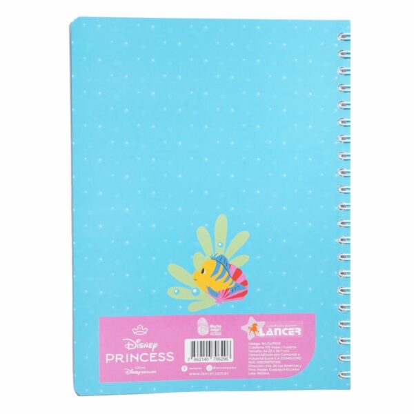 Cuaderno Universitario Princesas De Cuadros DISNEY 100 Hojas - Imagen 2