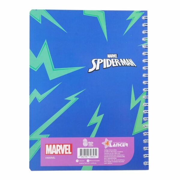 Cuaderno Universitario Spiderman De Cuadros DISNEY 100 Hojas - Imagen 2